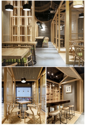 飯店空間設(shè)計效果圖,飯店裝飾圖片