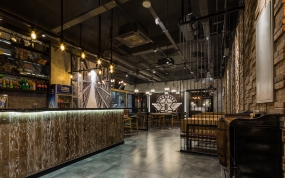燒烤店空間設(shè)計(jì)案例圖,燒烤店空間設(shè)計(jì)實(shí)景圖
