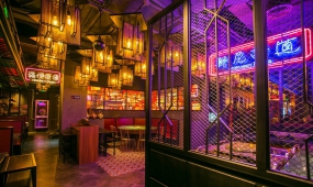 火鍋店裝飾案例圖,火鍋店裝飾實景圖