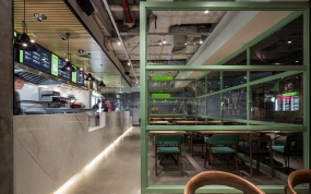 沙拉店設計實景圖