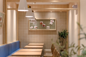 快餐店裝飾實(shí)景圖,快餐店裝飾案例圖