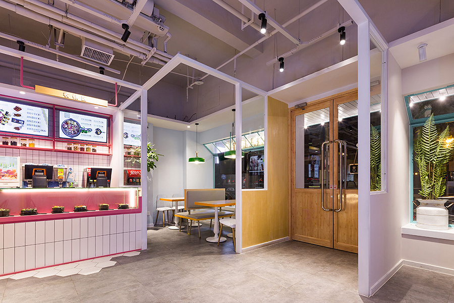 土豆粉店裝修設(shè)計實景圖,土豆粉店裝修設(shè)計案例圖