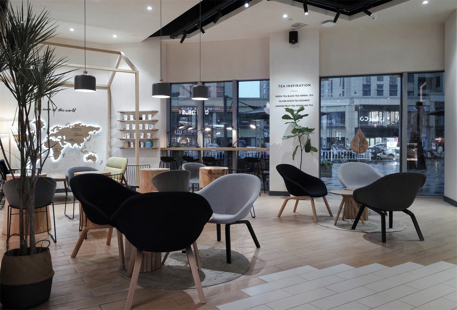 奶茶店裝修設(shè)計圖片,奶茶店裝修設(shè)計實景圖