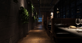 火鍋店裝飾案例圖