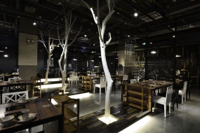 火鍋店空間設(shè)計實景圖