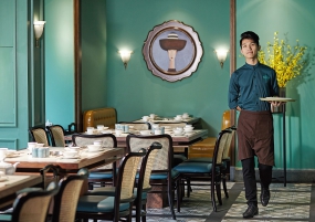 火鍋店設計布局圖,火鍋店設計實景圖
