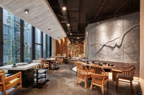 火鍋店裝飾設(shè)計效果圖