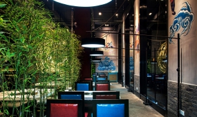 火鍋店空間設(shè)計(jì)布局圖