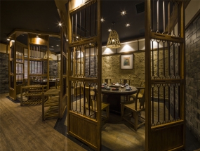 火鍋店裝修設(shè)計(jì)布局圖