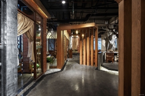 火鍋店空間設(shè)計實(shí)景圖