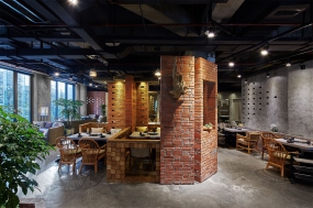烤肉店裝修設(shè)計布局圖