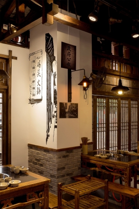  火鍋店裝飾圖片