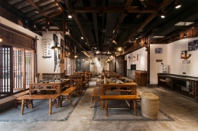 火鍋店店面空間設(shè)計(jì)圖片