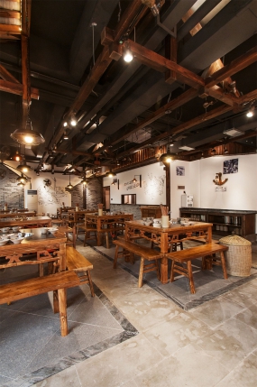 火鍋店店面裝飾設(shè)計(jì)效果圖