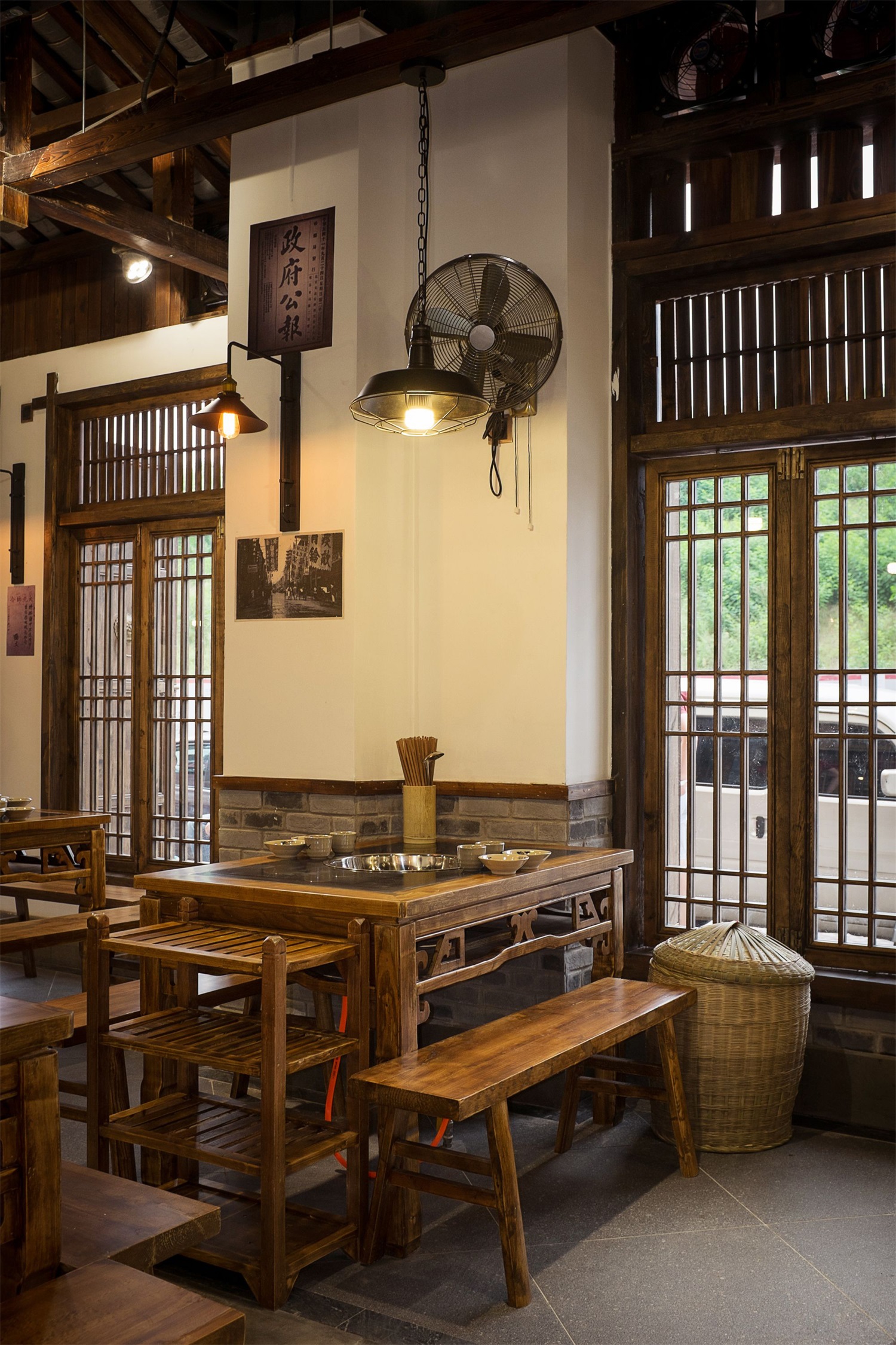 火鍋店裝修設(shè)計(jì)效果圖, 火鍋店裝修設(shè)計(jì)布局圖