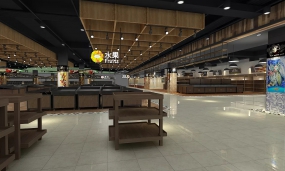 大型購物超市裝修設計案例圖