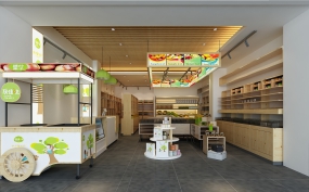 干果店裝修設計效果圖,干果店裝修設計效果圖