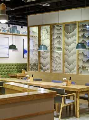 日式快餐店設計圖片,日式快餐店設計布局圖
