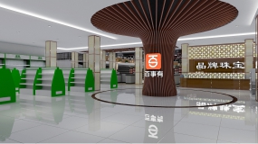 食品超市設(shè)計案例圖