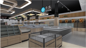 食品超市設計布局圖,超市設計布局圖