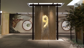 現(xiàn)代簡(jiǎn)約風(fēng)展示館裝飾效果圖,現(xiàn)代簡(jiǎn)約展示館效果圖