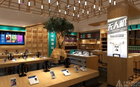 智能數(shù)碼店空間設(shè)計實景圖,智能數(shù)碼店空間設(shè)計布局圖