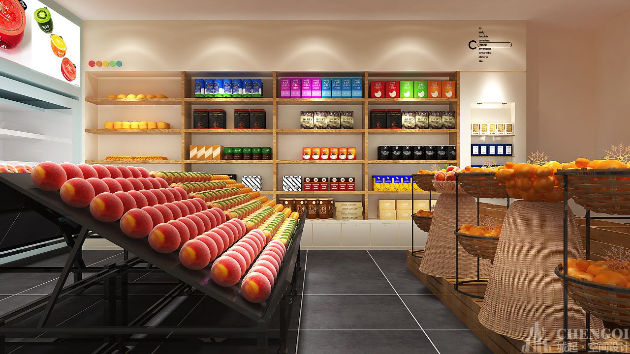 水果店裝飾實(shí)景圖,水果店裝飾圖片