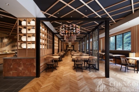 自助餐廳裝修設計布局圖,自助餐廳裝修設計案例圖