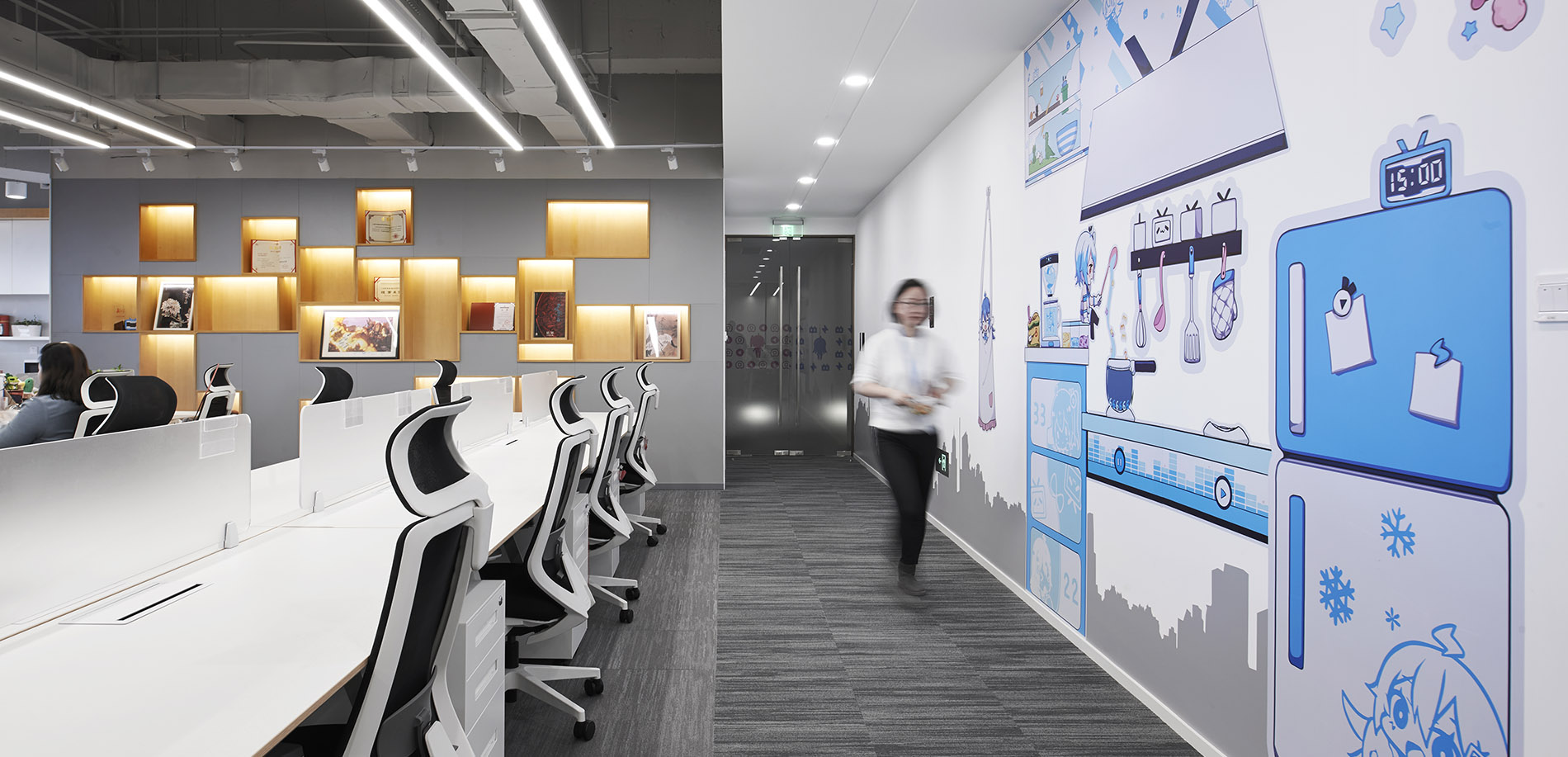 簡(jiǎn)約類(lèi)型辦公區(qū)域裝飾設(shè)計(jì)平面圖,辦公區(qū)域裝飾設(shè)計(jì)平面圖