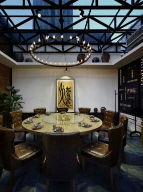 火鍋店門(mén)面室內(nèi)裝修效果圖欣賞