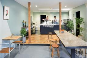 現(xiàn)代田園風(fēng)格奶茶店裝修效果圖欣賞