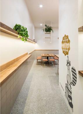 奶茶店裝修圖片室內設計現(xiàn)代簡約風格