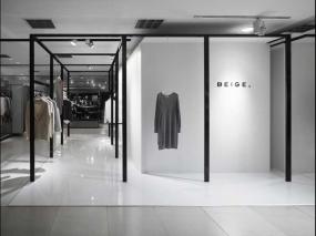 女服裝店室內(nèi)展示架設計效果圖