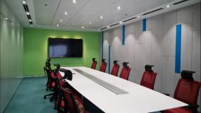 學(xué)校會(huì)議室背景墻設(shè)計(jì)效果圖圖片