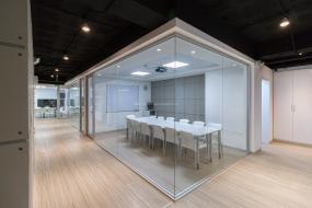 五星級酒店建筑設計會議室現(xiàn)場布置效果圖