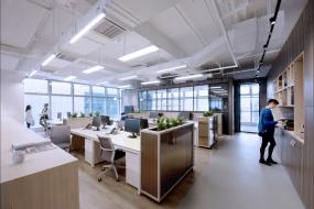 開放式辦公室最新室內(nèi)裝修設(shè)計圖片賞析