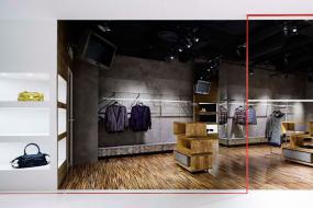 鞋帽店展柜裝潢效果圖片