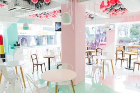 專業(yè)外國(guó)奶茶店裝修設(shè)計(jì)圖片