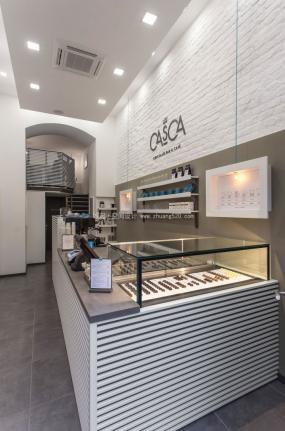 外國(guó)奶茶店裝飾效果圖片
