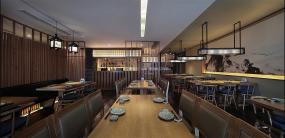 韓國(guó)料理店設(shè)計(jì)與裝修效果圖