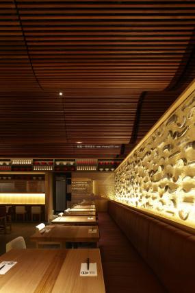 韓國(guó)料理店裝飾效果圖片