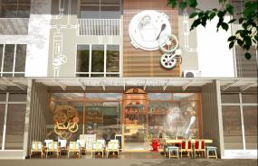 最新冰淇淋加盟店裝飾實(shí)景圖