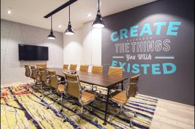 高端網(wǎng)絡(luò)公司辦公室裝修效果圖