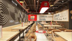 包子店裝潢效果圖