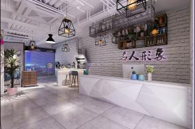 上海美發(fā)店裝修設(shè)計(jì)效果圖片