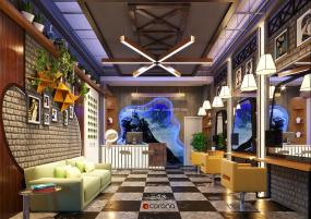 上海美發(fā)店設(shè)計(jì)裝潢圖片
