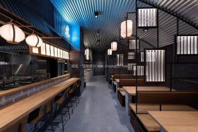 最新日本料理店設(shè)計裝飾效果圖片