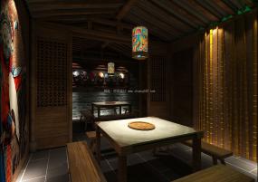 四川火鍋店設(shè)計(jì)裝飾效果圖
