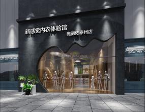 高端女士?jī)?nèi)衣店裝修效果圖