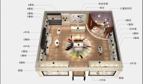 最新品牌童裝店設(shè)計裝修圖片